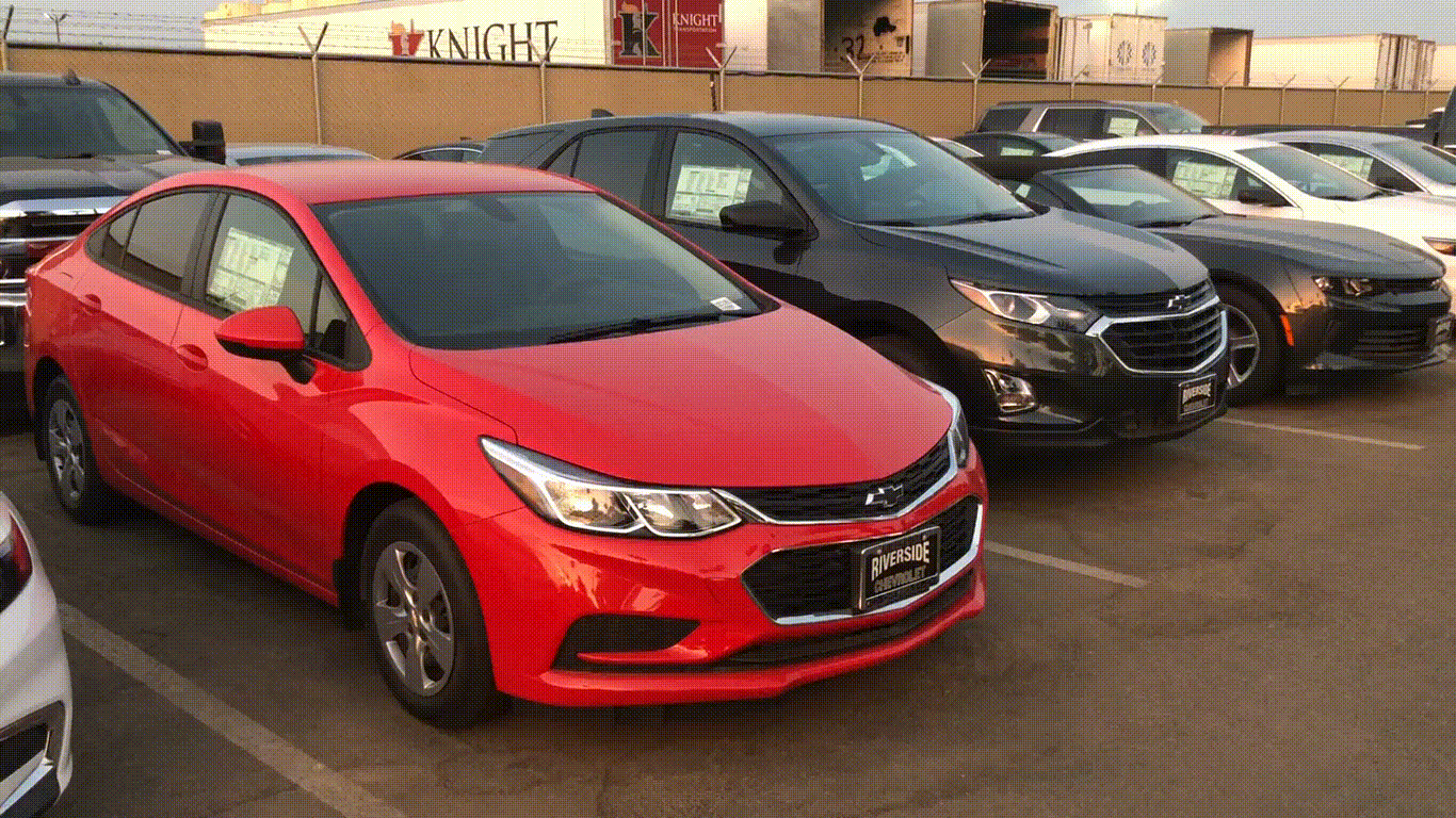 New 2018 red Cruze